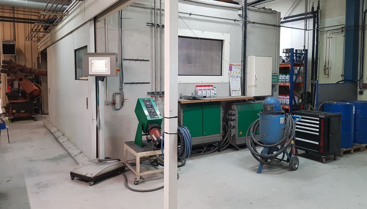 PMG MAINTENANCE Cabine HVOF projection sablage polissage